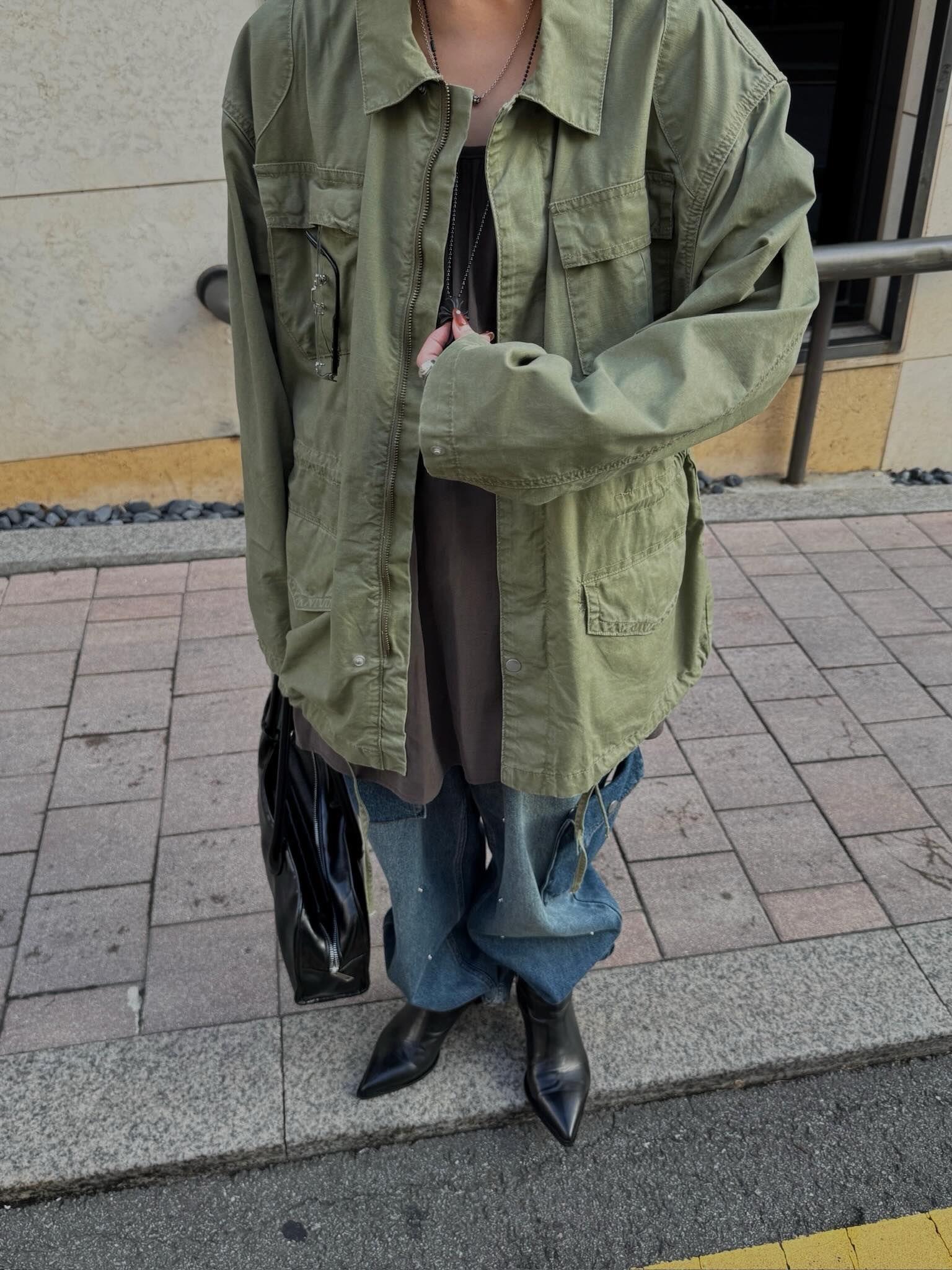 可拆式立體口袋牛仔褲